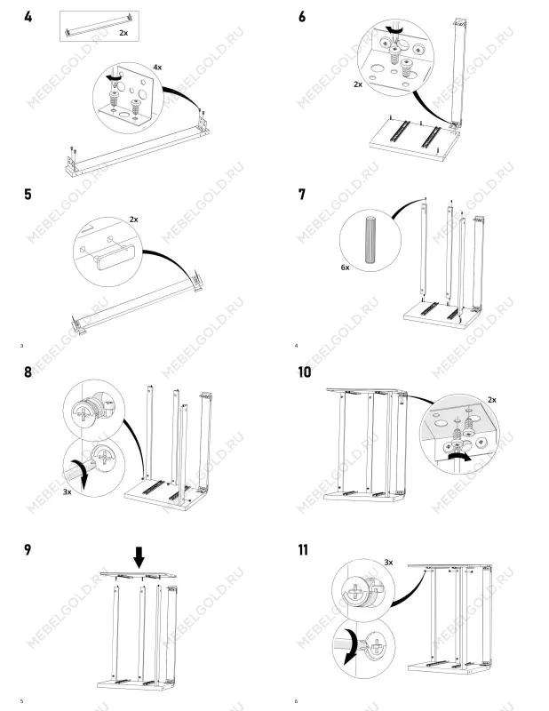 Комод Варма, 4 ящика, горизонтальный, 160х54х40 см, эмаль белая | изображение 18