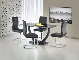 Стол обеденный Halmar ANTON (черный)