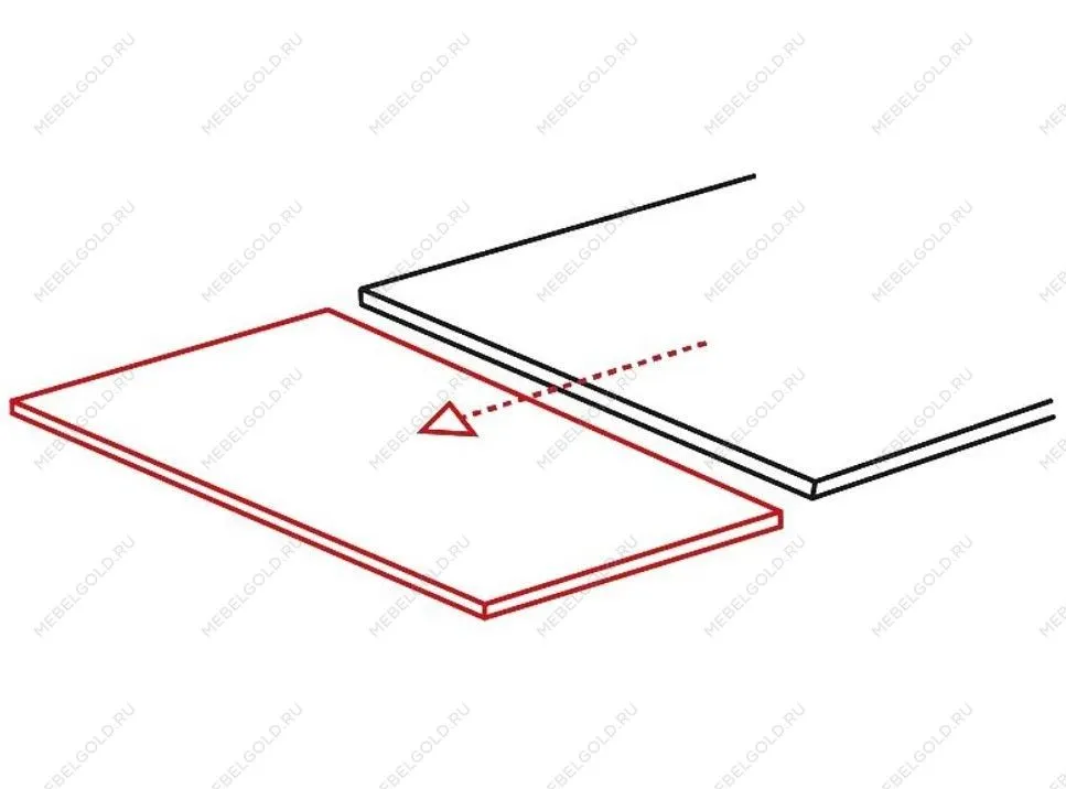 Стол обеденный Signal GD-017 110 раскладной (белый) | изображение 2