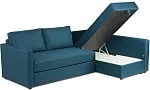 Диван-кровать ВАЛО, 230х91х72 см, сине-зеленый | изображение 3