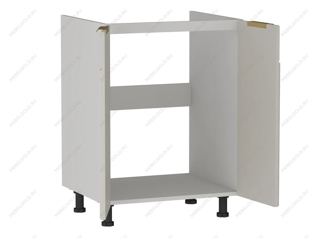 Стол под мойку СМ-60 2-х дверный, Берта (600*525*820) Светлый Мокко, 22919 | изображение 1