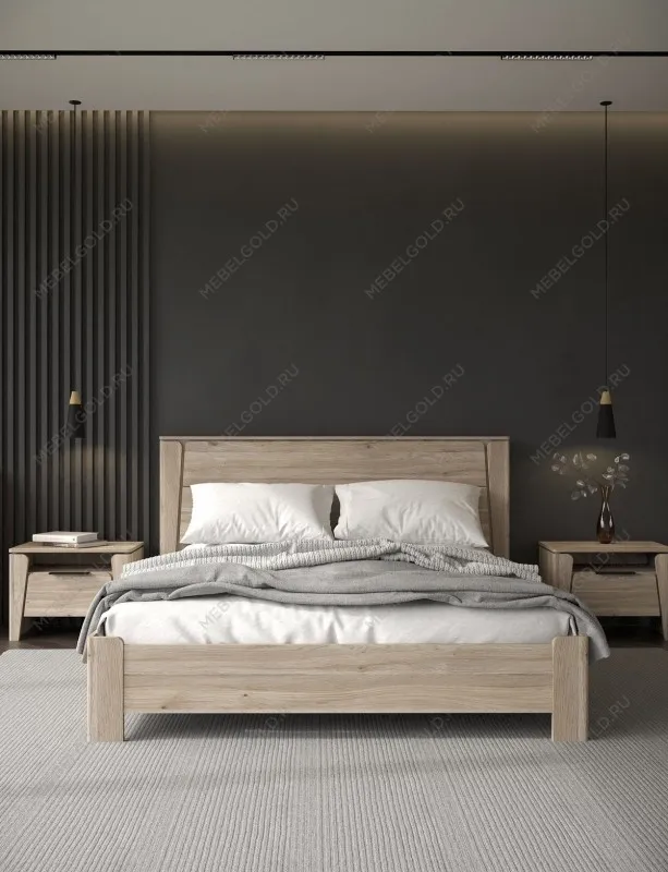 Кровать 1800 с подъемным механизмом, Юта (2022*2130*1004) Дуб Мария | изображение 2