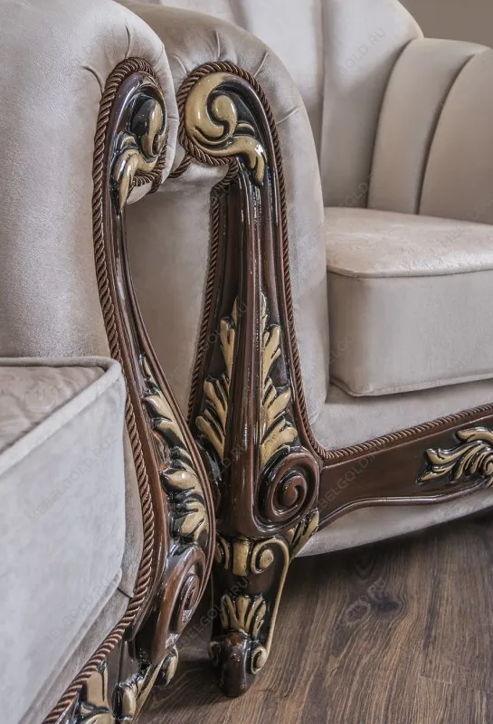 Диван Марселла 3х местный корень дуба глянец | изображение 7