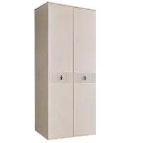 Шкаф 2-х дверный Римини СОЛО (Бежевый/Серебро) РМШ2/2(s)