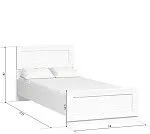 Кровать Мальта LOZ90x200 | изображение 1