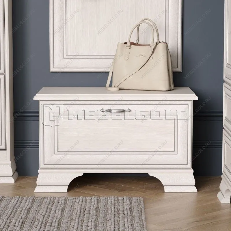 Обувница Тиффани 1D вудлайн кремовый | изображение 1