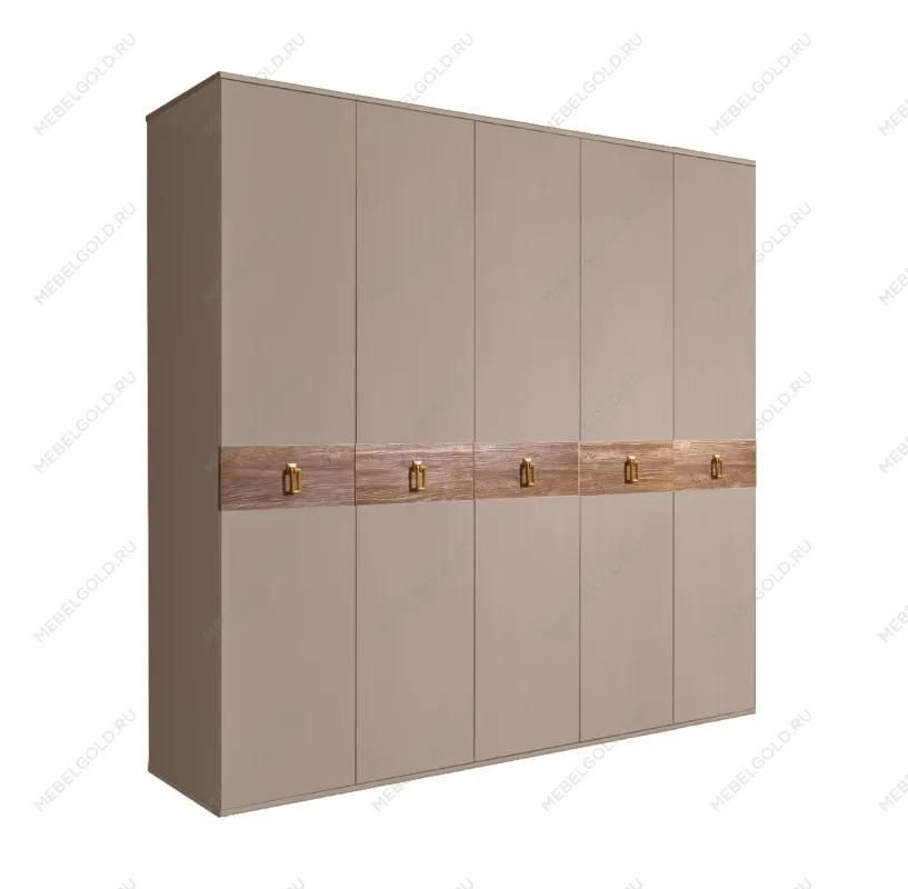 Шкаф 5-ти дв. Bogemia Wood Fa (Мокка/Золото) БМШ2/5(Wo)