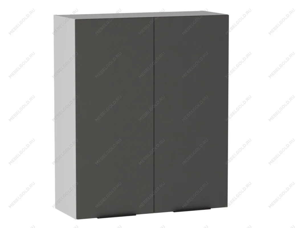Шкаф 960 2-х дверный ШГ-80, Ватель (800*316*960) Экокожа Серый, 24563