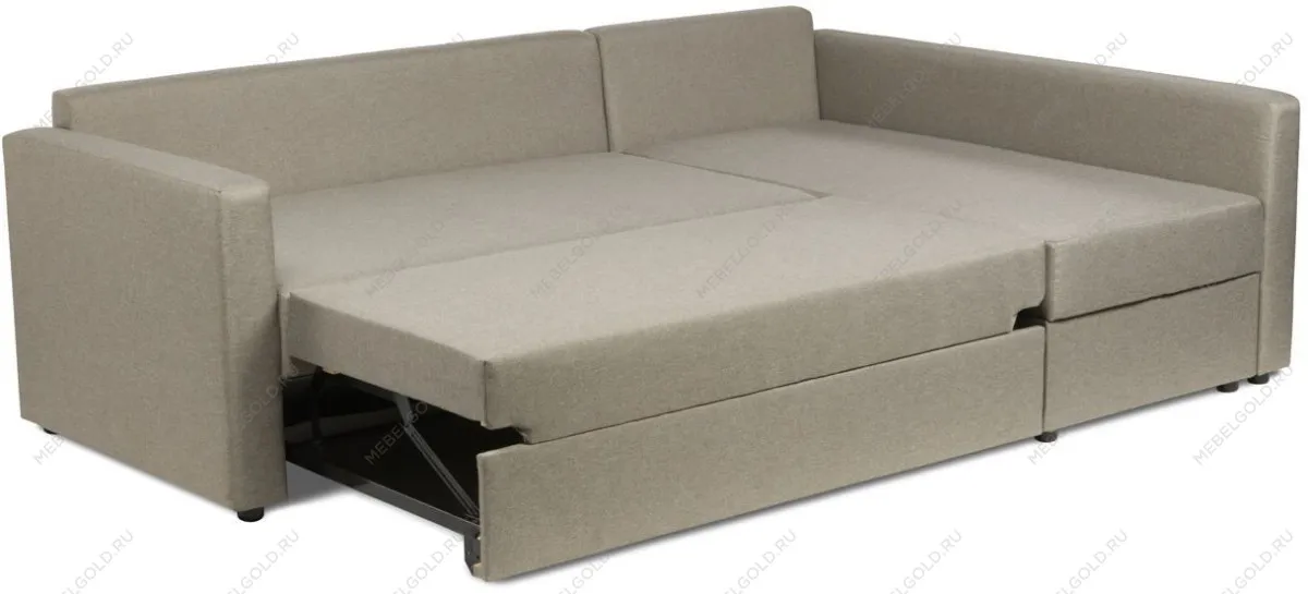 Диван-кровать ВАЛО, 230х91х72 см, серо-бежевый | изображение 5