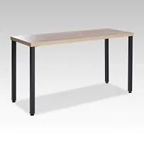 ИНГАР 2/ТТ стол письменный 140x75x55, дуб беленый/черный