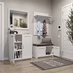 Зеркало настенное Сириус, 78х78 см, белое | изображение 1