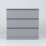 МАЛЬМ / VARMA Комод ИКЕА / IKEA 3 80х77х40, серый | изображение 2