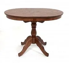 Стол обеденный Овальный-0110 (средний тон)