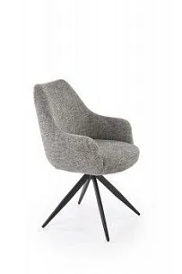 Стул кухонный Halmar K564 поворотный (серый/черный)