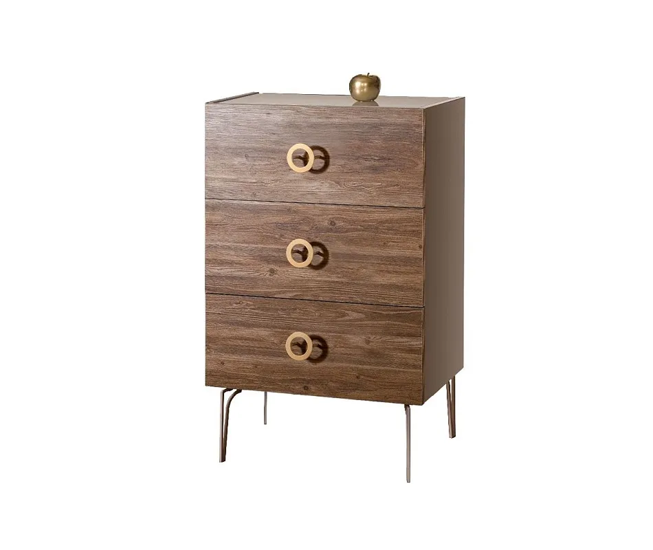 Комод Bogemia Wood Fi (Мокка) (Lakobel/Золото) БМКМ-1(Wo)