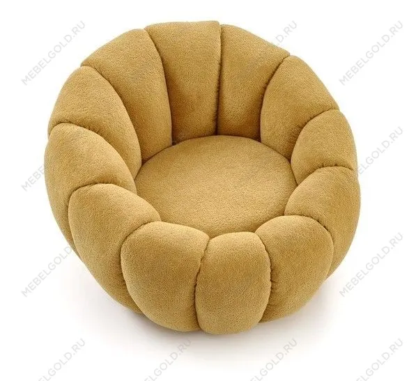 Кресло HALMAR GASPAR 2 горчичный | изображение 6