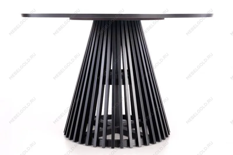 Стол обеденный Halmar MIYAKI 120 (дуб натуральный/черный) | изображение 2