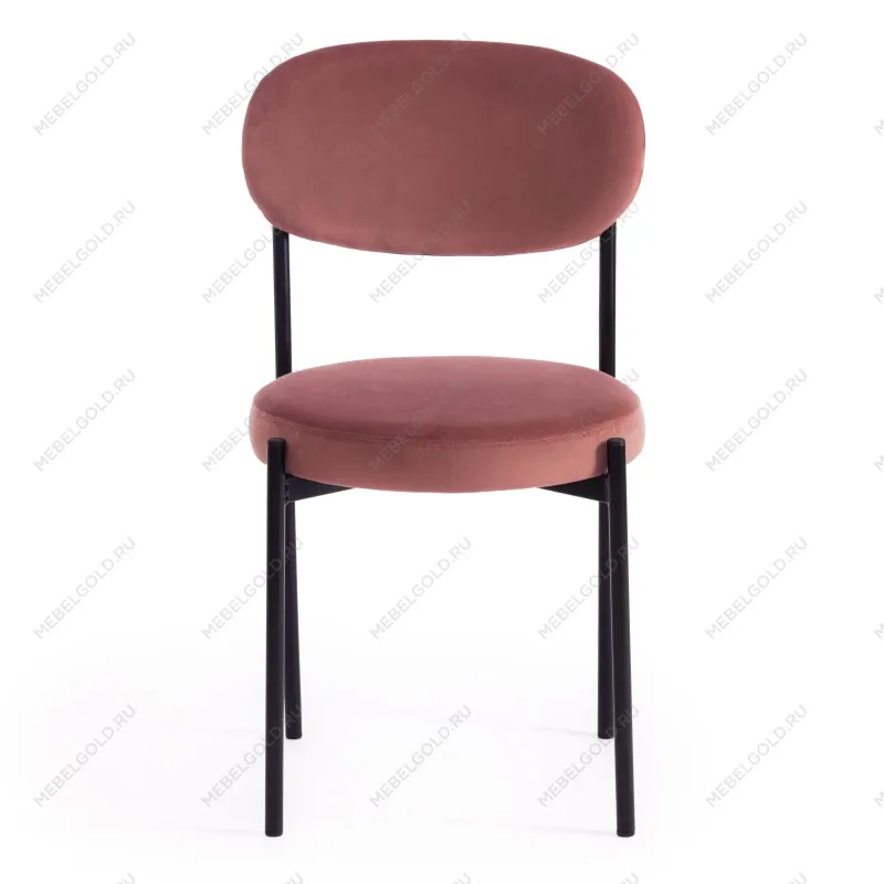 Стул REVO (mod. 7033) коралловый barkhat 15 /черный | изображение 4