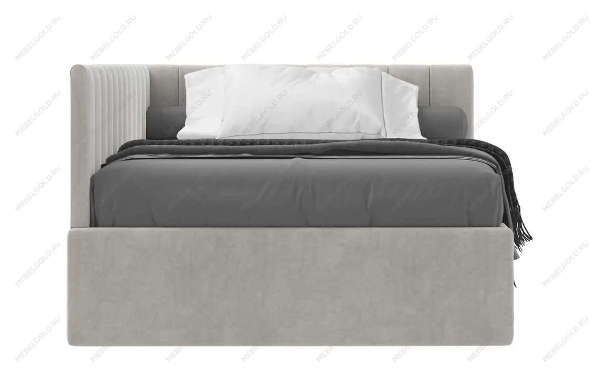 Кровать Сингл 120 угловая с подъемником. Цвет SIMPLE 29 | изображение 4