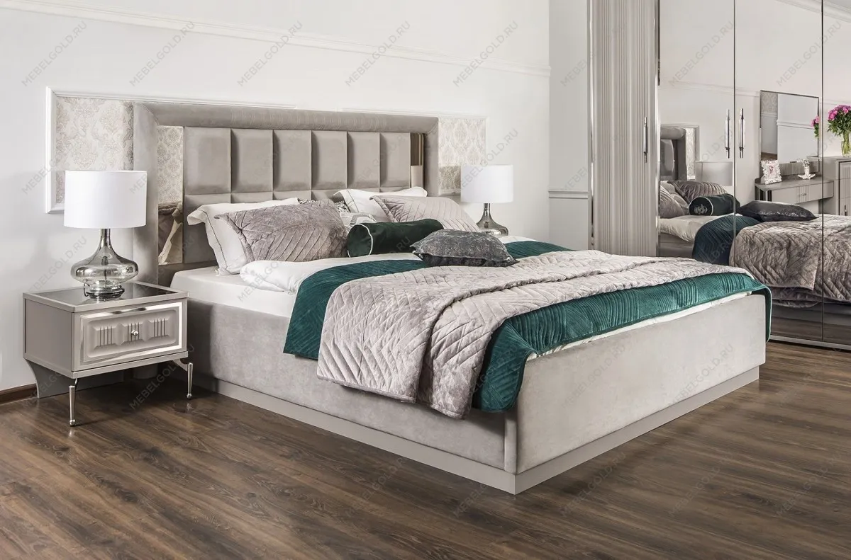 Кровать Замира 160x200 см серый камень | изображение 5