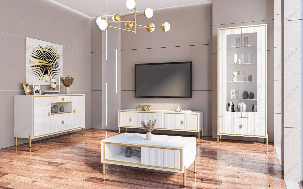 Журнальный столик Люксор MH-042-11 белый глянец | изображение 1