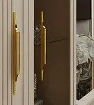 Витрина Замира 2-ств низкая бежевый | изображение 3