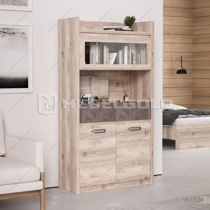 Шкаф с витриной Джаз 1V2D1S | изображение 2