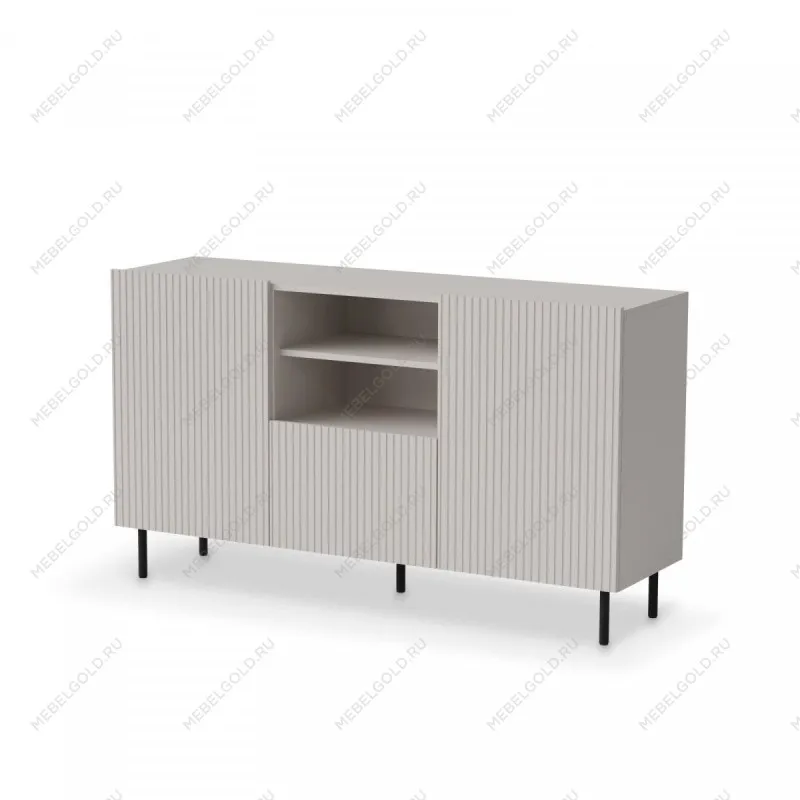 Комод Halmar PAXOS KM-1 (кашемир/черный)