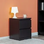 МАЛЬМ / VARMA Тумба прикроватная ИКЕА / IKEA 2, 40x54.8x40, шпон, черный | изображение 5