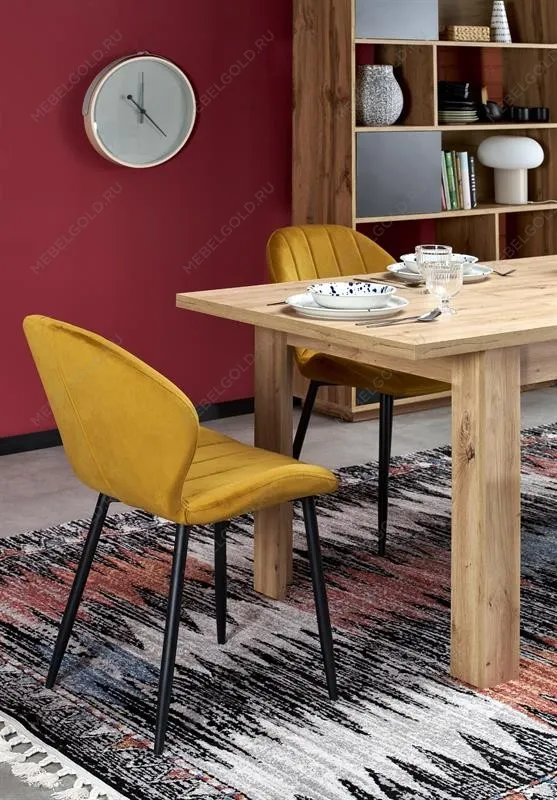 Стол обеденный Halmar BAGIO 120 раскладной (дуб артизан/дуб артизан) | изображение 10