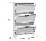 Тумба для обуви Кентаки SFB3B белый | изображение 1