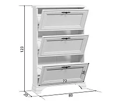 Тумба для обуви Кентаки SFB3B белый