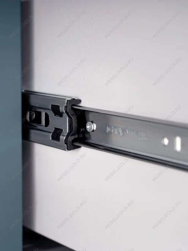 Тумба Сага, 2 ящика, 91х42х63 см, темно-бирюзовая | изображение 3