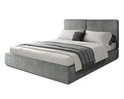 Кровать Natura 1.6 м, с подъемным механизмом Шенилл (Monblan) 517, НТКР-1[3]