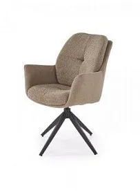 Стул кухонный Halmar K591 поворотный (коричневый/черный)