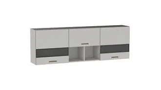 Шкаф ШСТ-180, Смарт (1800*316*600) Серый, 22618