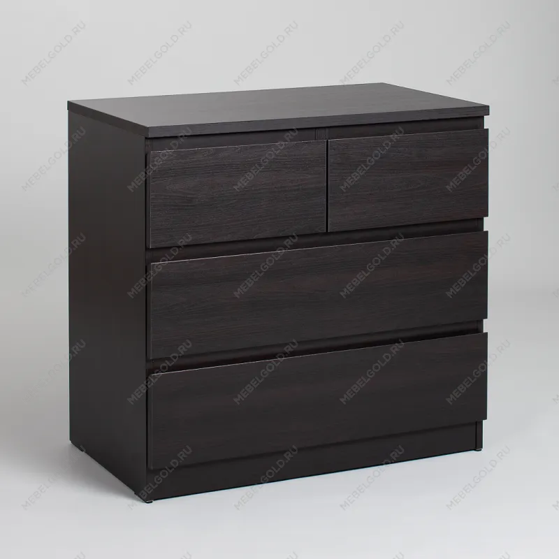 МАЛЬТА комод ИКЕА / IKEA 2+2 ящика 80х76 Дуб Венге | изображение 1