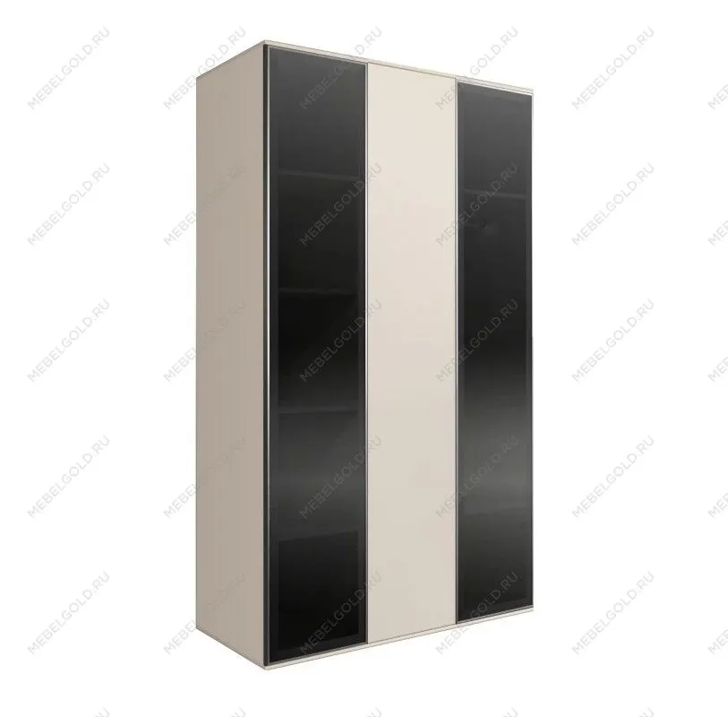 Шкаф 3-х дверный Bogemia Air (Слоновая кость/Серебро) БМШ2/3(2)