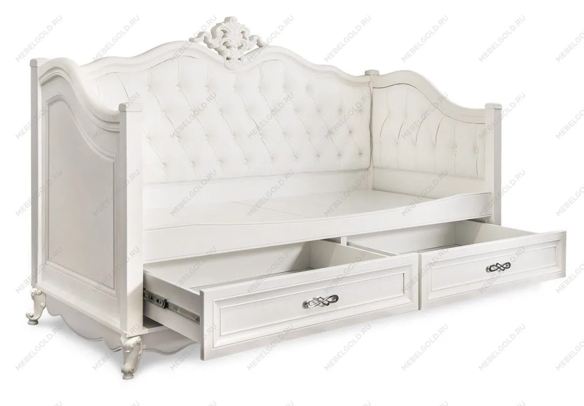 Диван кровать Мишель белый матовый | изображение 1