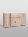 Тумба Сириус, 4 двери и 2 ящика, 156х41х95 см, дуб сонома | изображение 9