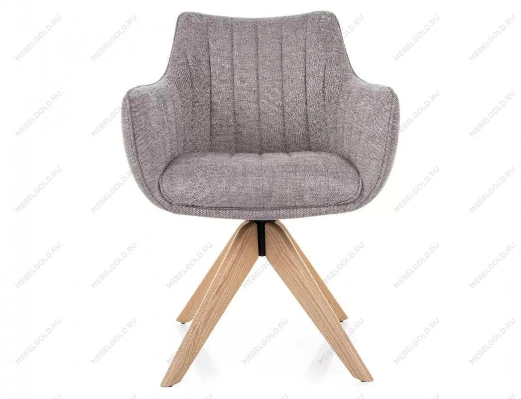 Стул кухонный Signal AZALIA D Brego 07 поворотный (серый/дуб) | изображение 1