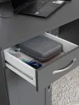 КАСТОР (KULLEN) стол письменный 116х65 серый | изображение 6