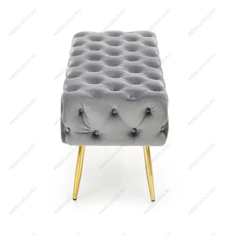 Скамья Halmar ATHENA (серый/золотой) | изображение 2