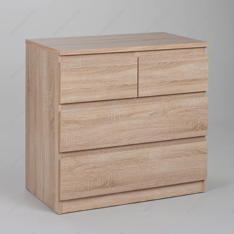 МАЛЬТА комод ИКЕА / IKEA 2+2 ящика 80х76 сонома | изображение 1