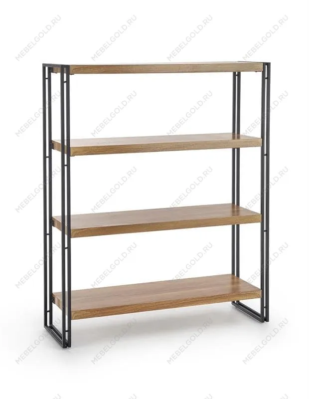 Стеллаж Halmar BOLIVAR REG-1 (дуб золотой/черный)