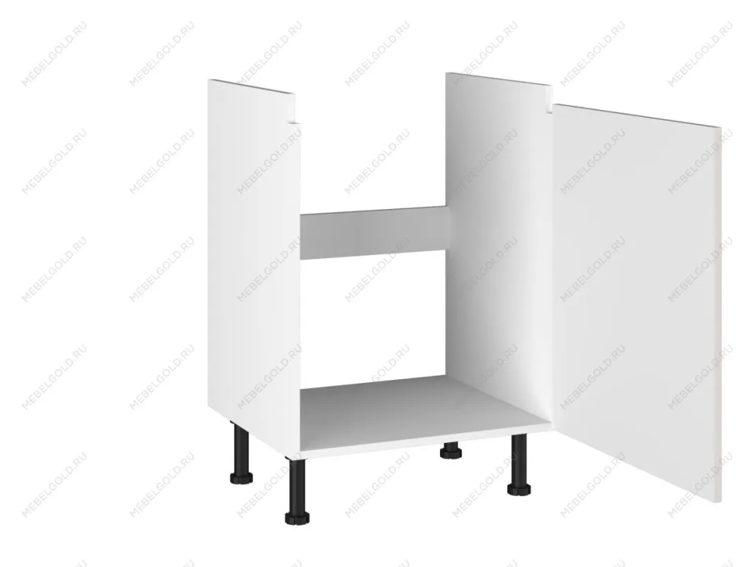 Стол под мойку СМ-60, Виста (600*520*870) Экокожа Белый, 26210 | изображение 1