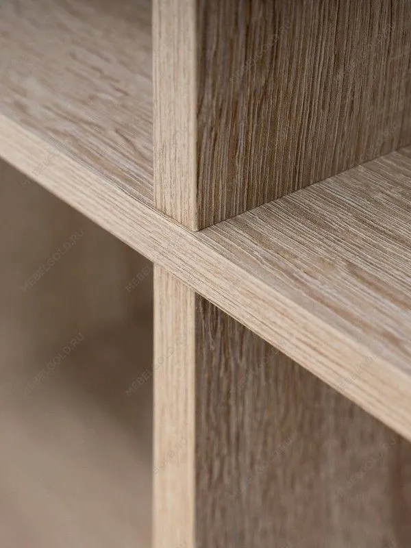 Стеллаж Фора, 3 полки, 112х42х38 см, дуб беленый | изображение 5