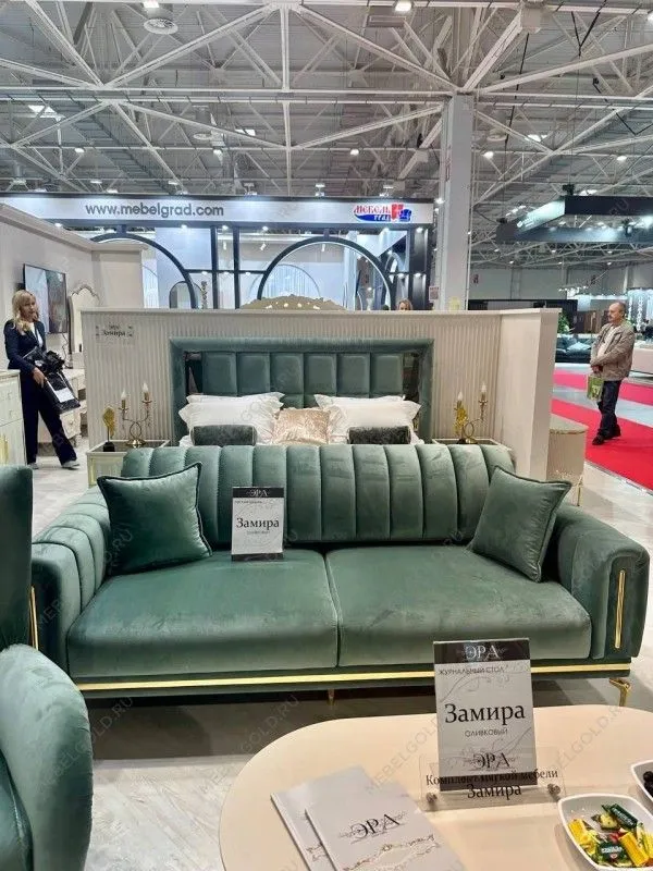 Диван Замира 3х местный оливковый | изображение 6