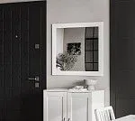 БРИМНЭС / СИРИУС зеркало ИКЕА / IKEA навесное 78х78 белое | изображение 4