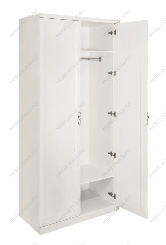 Шкаф детский Мишель 2-ств без зеркал белый матовый | изображение 1